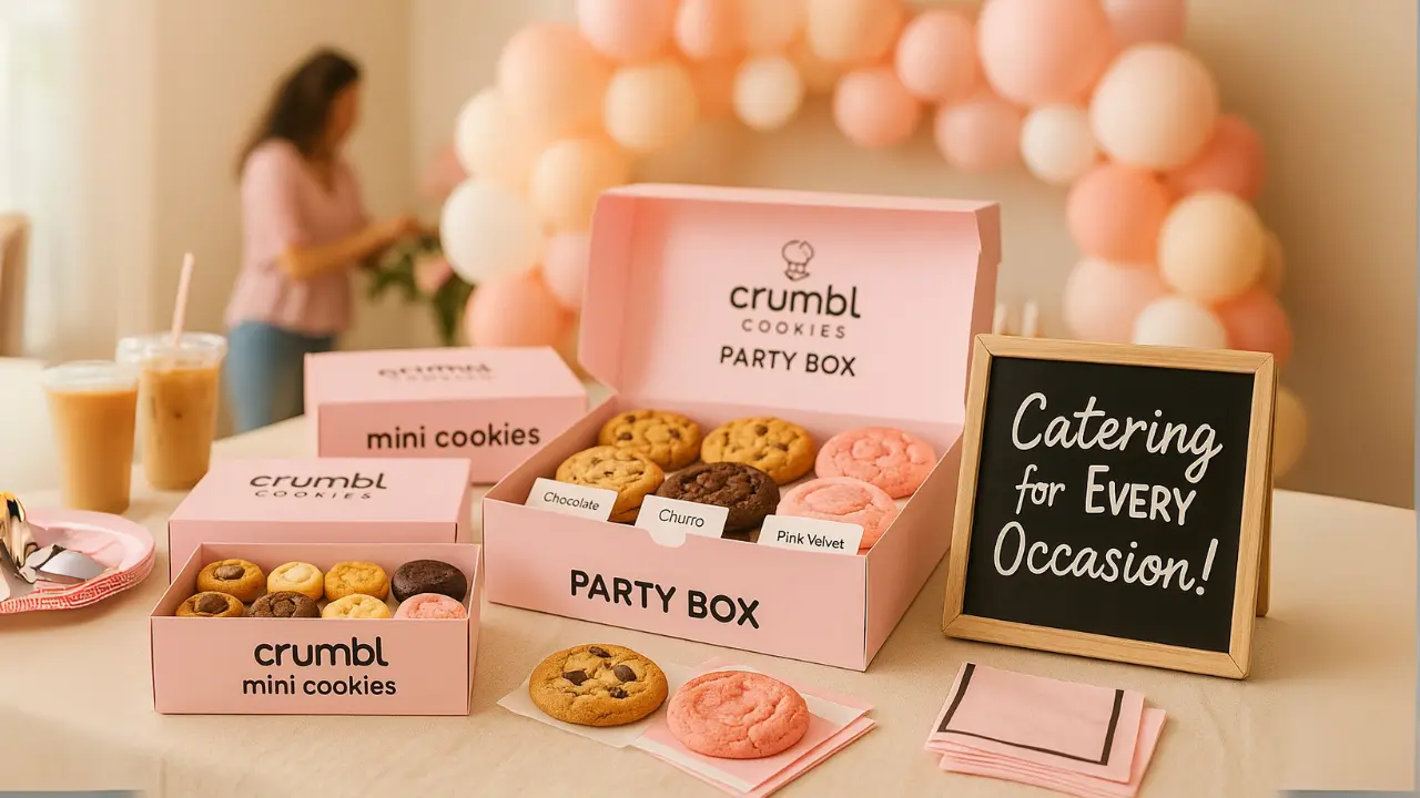 Crumbl Cookies Catering menu