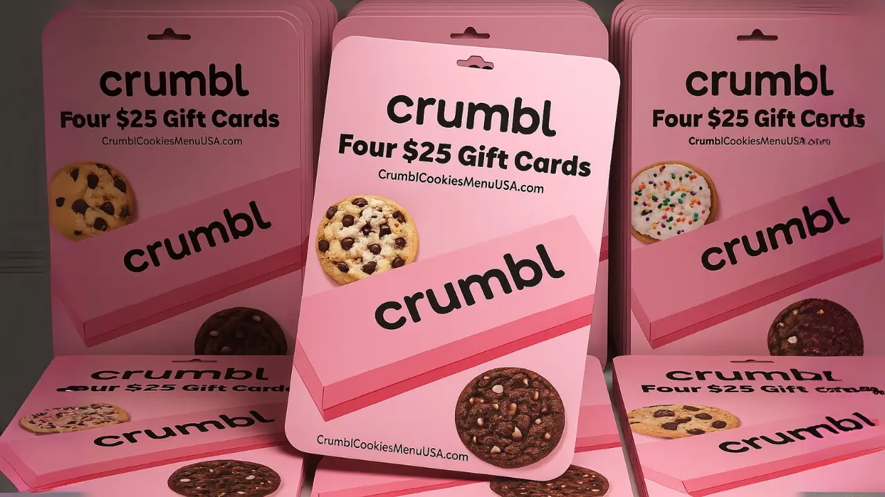 Crumbl Cookies gift cards