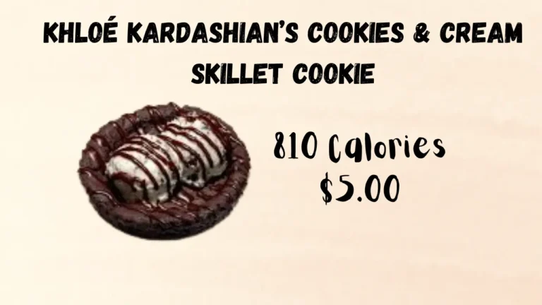 KARDASHIAN CRUMBL COOKIE COLLAB'S STORY, PRICE & CALORIES 2025 6 Khloé Kardashian’s Cookies & Cream Skillet Cookie Price