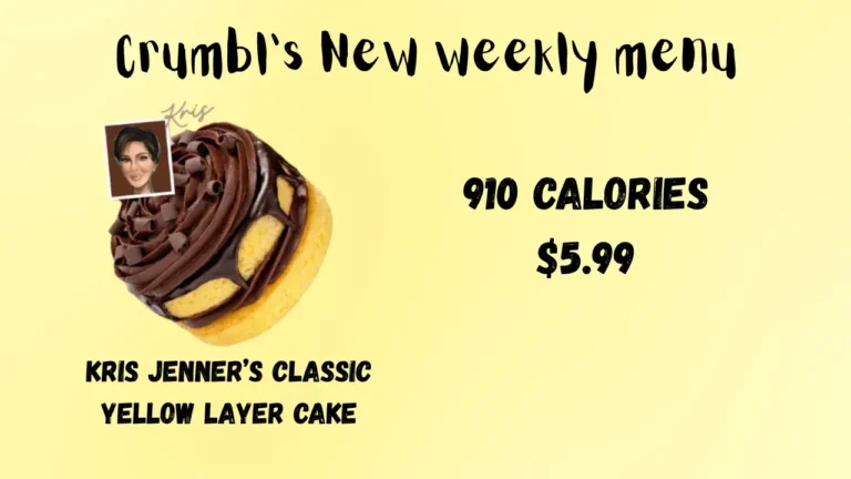 KARDASHIAN CRUMBL COOKIE COLLAB'S STORY, PRICE & CALORIES 2025 2 Kris Jenner’s Classic Yellow Layer Cake price